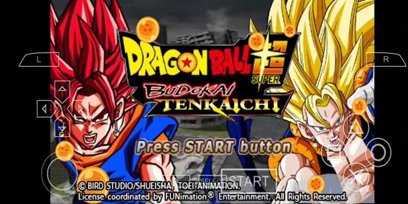 Mod Dragon ball z Budokai Tenkaichi PSP v4