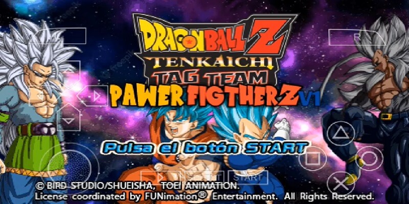 Mod Dragon Ball Z Tenkaichi Tag Team Pawer Fighters V1 PSP