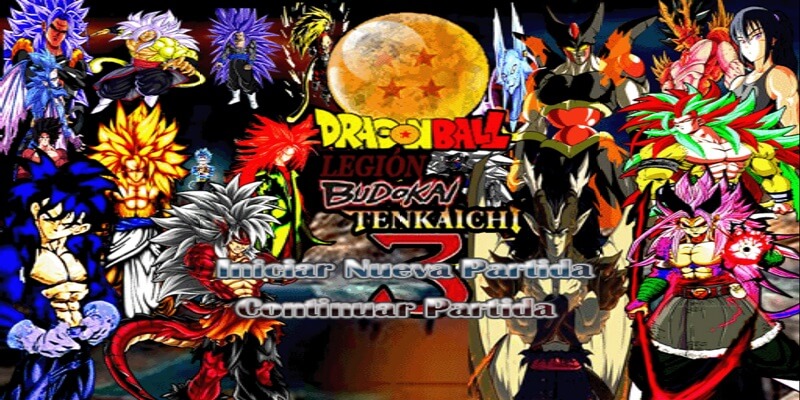 Mod Dragón Ball Z Budokai Tenkaichi 3 LEGION PS2 FanGame