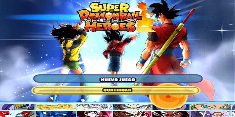 Mod Dragon Ball Z Budokai Tenkaichi Super Dragon Ball Heroes V5 PS2 Fangame