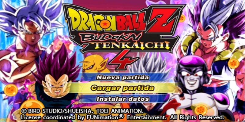 dragon ball z budokai tenkaichi 4 psp