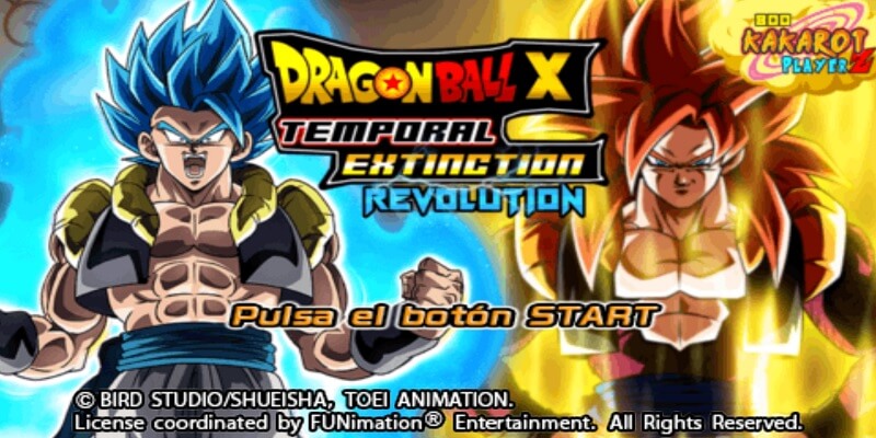 Dragon Ball X Temporal Extinction Revolution [beta A-1X] PSP