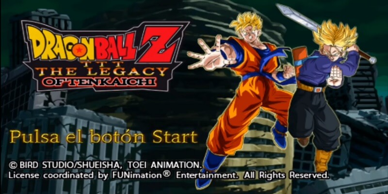 Mod Dragon Ball Tenkaichi Tag Team The Legacy Of Tenkaichi V2 PSP FanGame