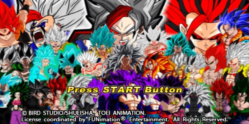 MOD DBZ TTT El Poder Absoluto V4.0 PSP FanGame