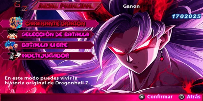 MOD DBZ TTT Legends V2 PSP FanGame