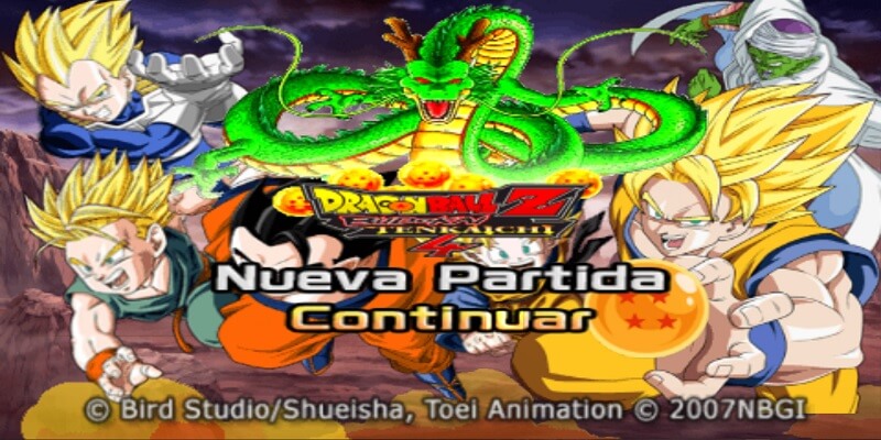 Mod DBZ TTT BT4 PSP FanGame