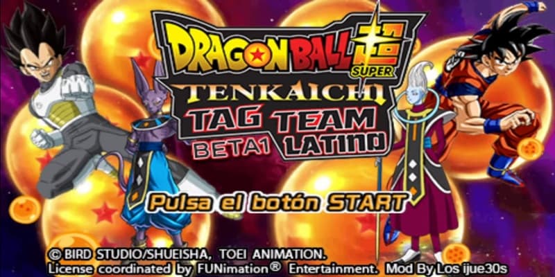 Mod Dragon Ball Super Tenkaichi Tag Team PSP FanGame