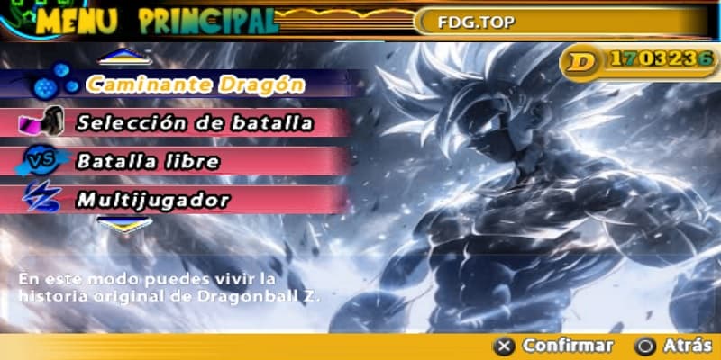 Dragon Ball Sagas Colors PSP mod