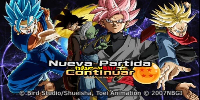 MOD Dragon Ball Super V1 PSP FanGame