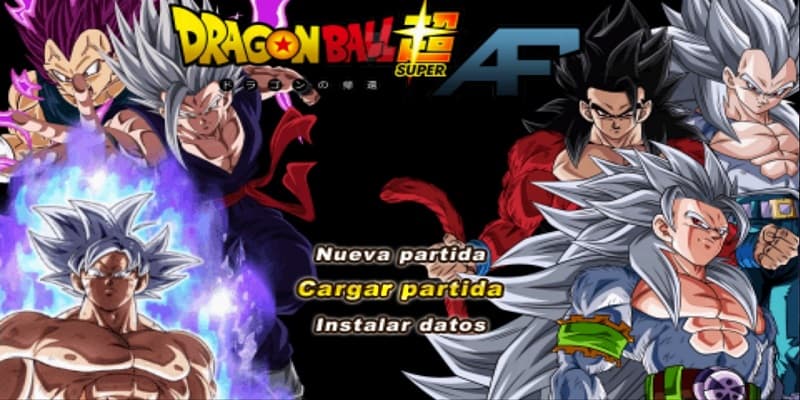MOD Dragon Ball SUPERAF 2.5 PSP FanGame