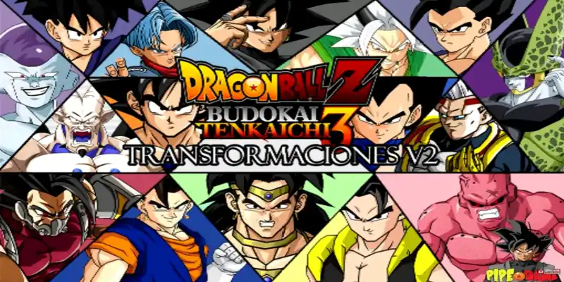 Dragon Ball Z Budokai Tenkaichi 3 Transformaciones V2 PS2 MOD
